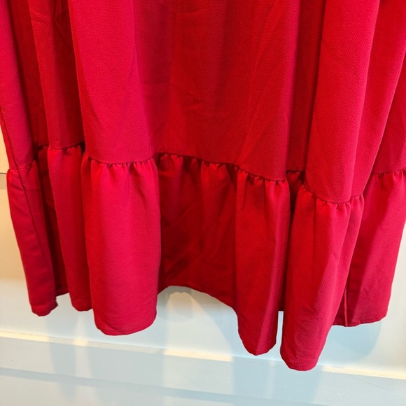 SHEIN Curve 2XL Vibrant Red Dress - Picture 4 of 7